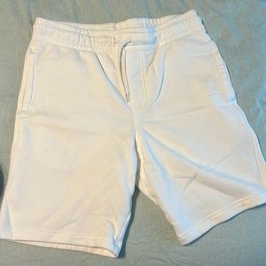 White cotton shorts